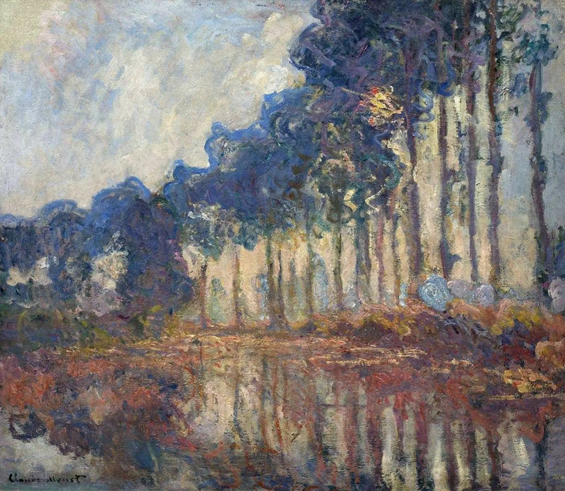 Topole, jesień - Claude Monet