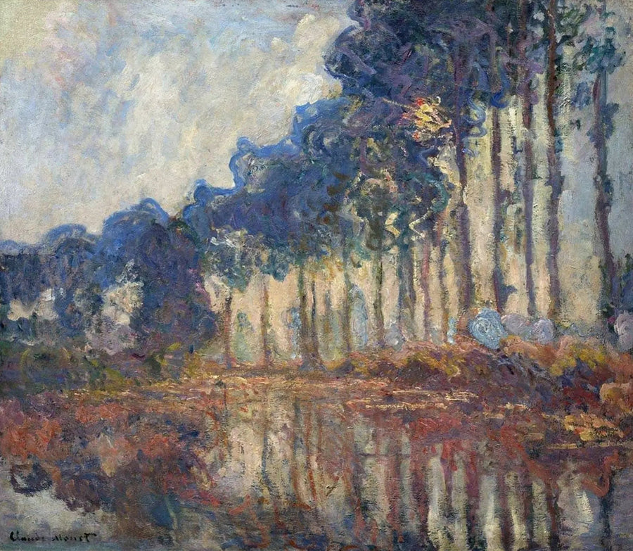 Topole, jesień - Claude Monet