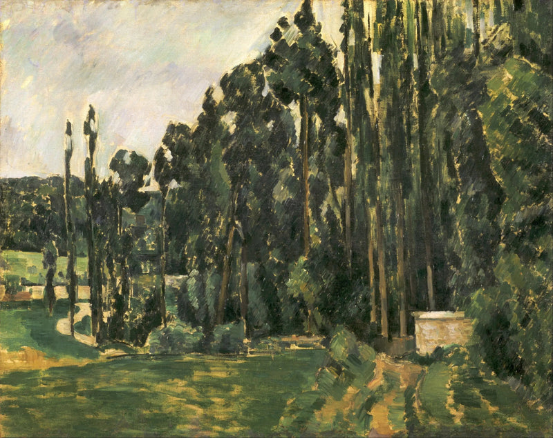 Topole - Paul Cézanne