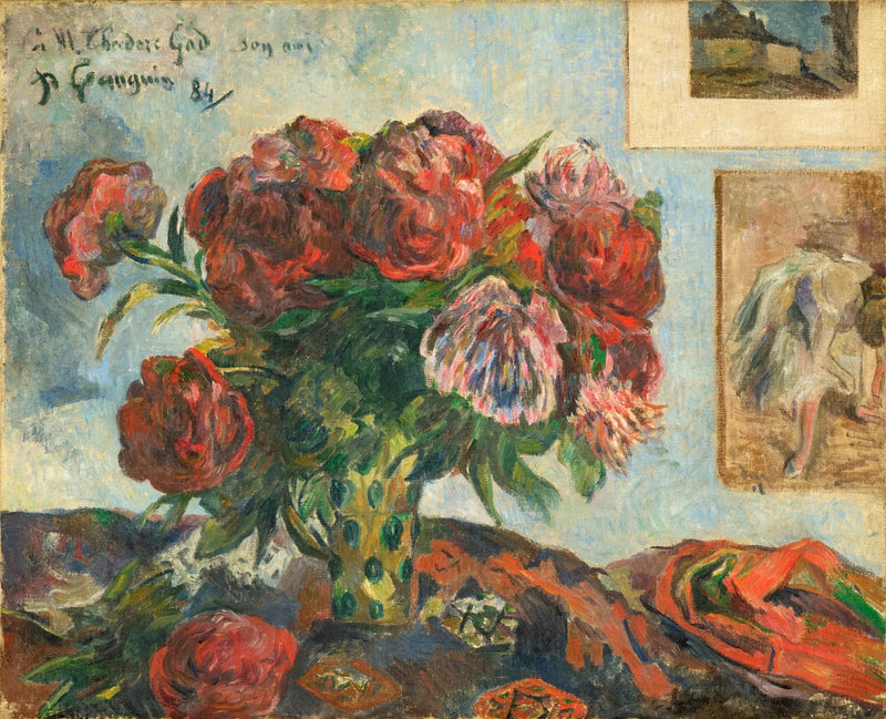 Piwonie I - Paul Gauguin