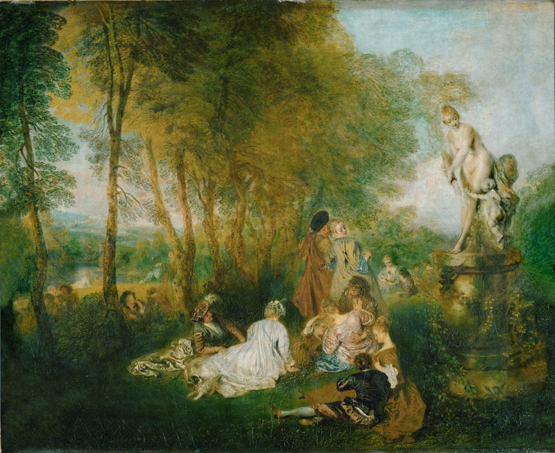 Przyjemności miłości - Antoine Watteau