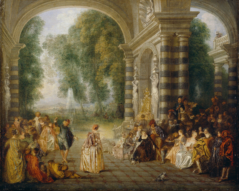 Przyjemności balu - Antoine Watteau