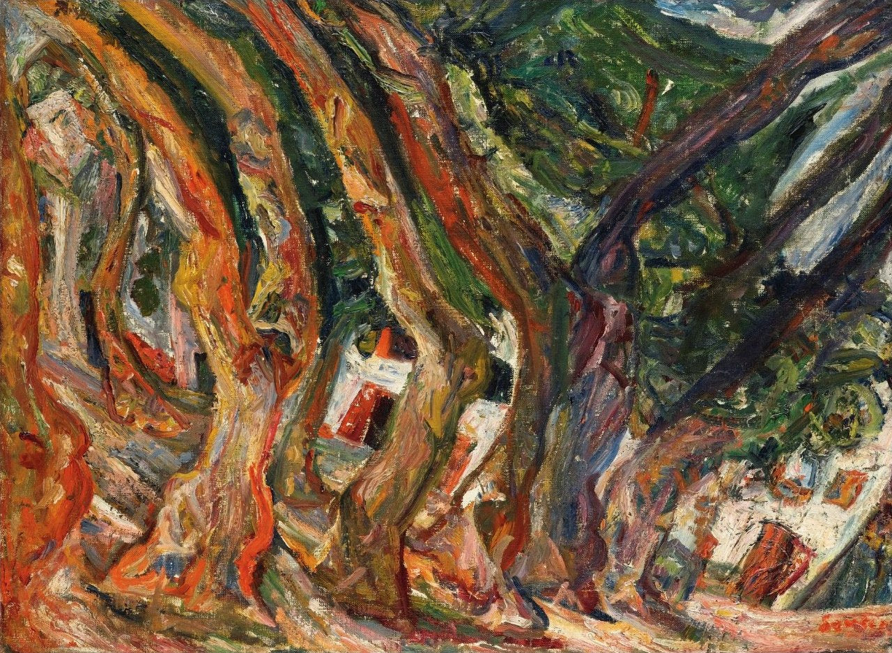 Les Platanes à Céret - Chaïm Soutine - Alpha Reproduction