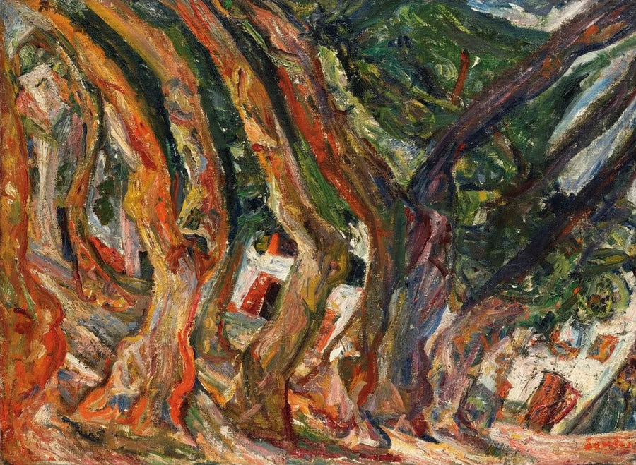 Lipiany w Céret - Chaim Soutine