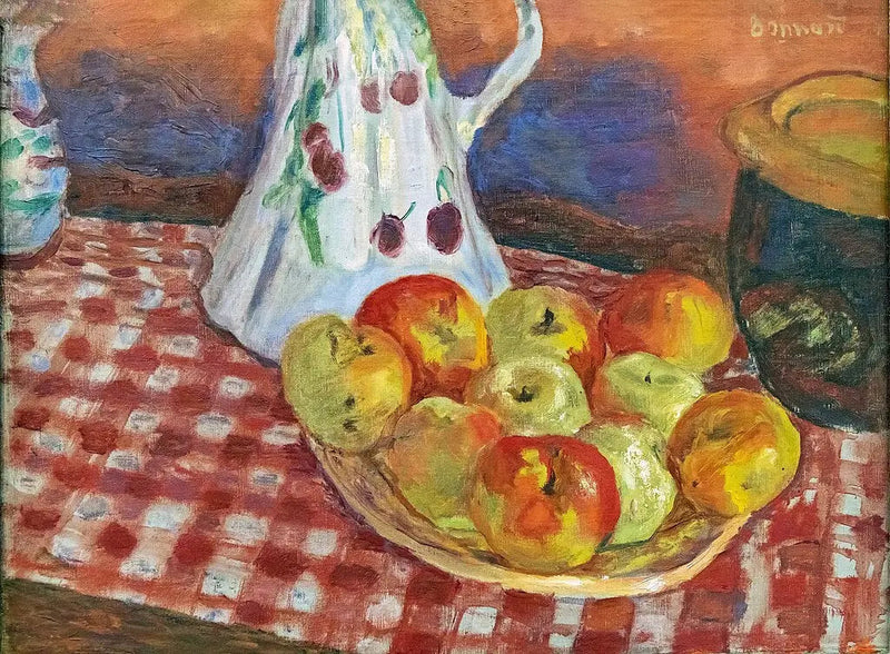 Żółte i czerwone jabłka - Pierre Bonnard