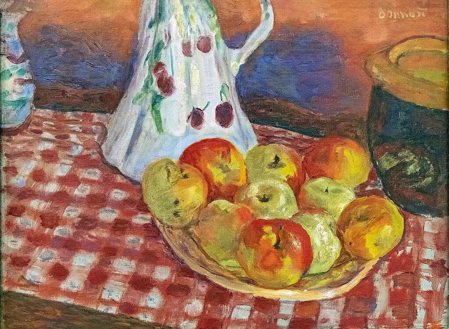 Żółte i czerwone jabłka - Pierre Bonnard