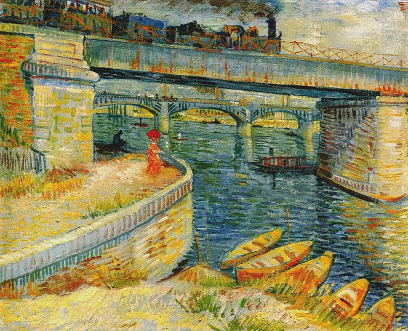 Mosty w Asnières - Vincent van Gogh