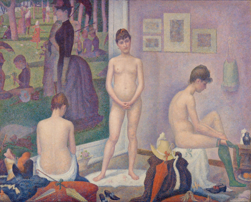 Modelki - Georges Seurat