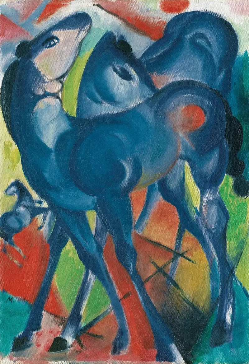 Niebieskie źrebaki - Franz Marc