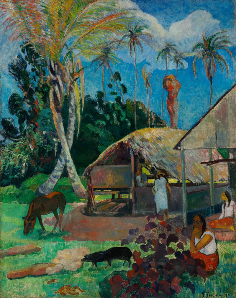 Czarne prosięta - Paul Gauguin
