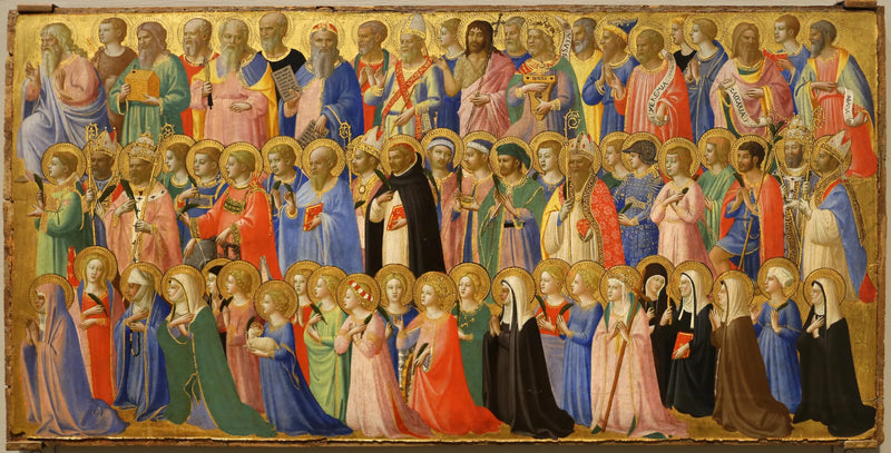 Prekursory Chrystusa z świętymi i męczennikami - Fra Angelico