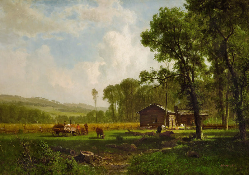 Pierwsi osadnicy - Albert Bierstadt
