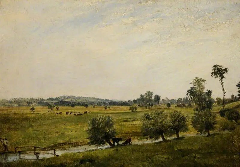 Mokre łąki, Salisbury, Wiltshire - John Constable