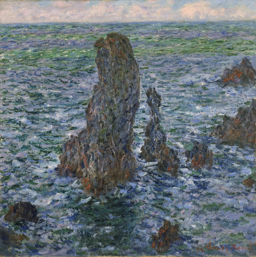 Piramidy Port Coton - Claude Monet