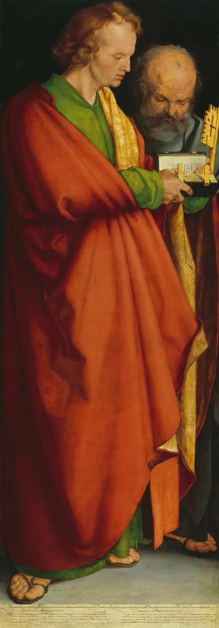 Czterech apostołów: święci Jan i Piotr - Albrecht Dürer