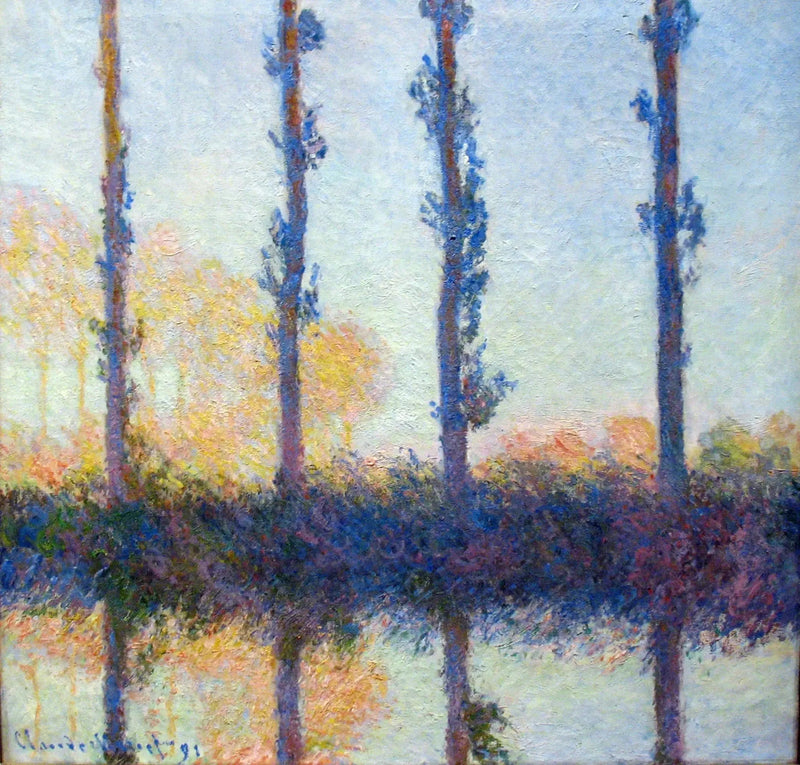 Cztery drzewa - Claude Monet