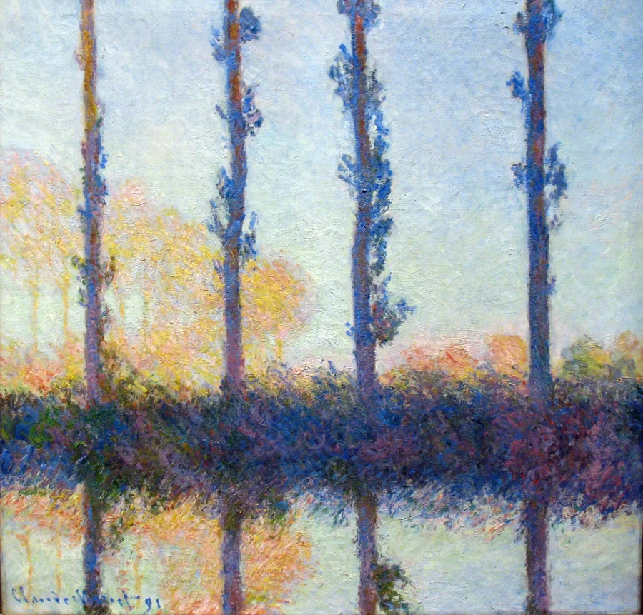 Cztery drzewa - Claude Monet