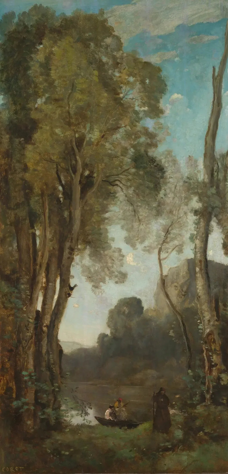 Cztery pory dnia: wieczór - Jean-Baptiste Camille Corot