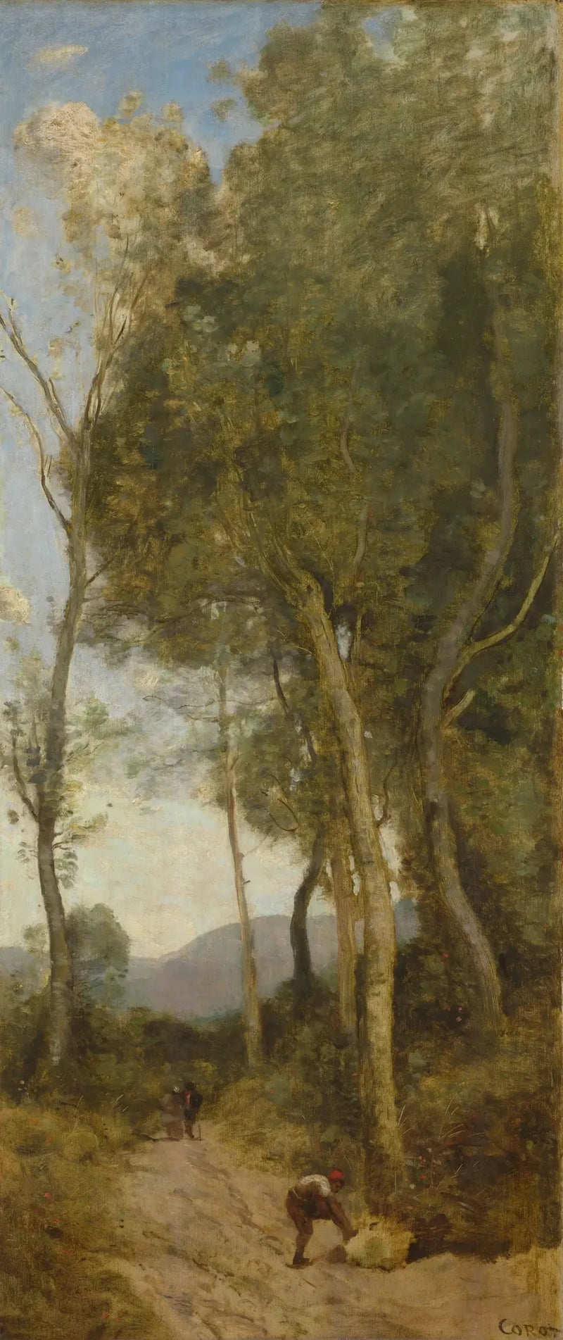 Cztery pory dnia: południe - Jean-Baptiste Camille Corot
