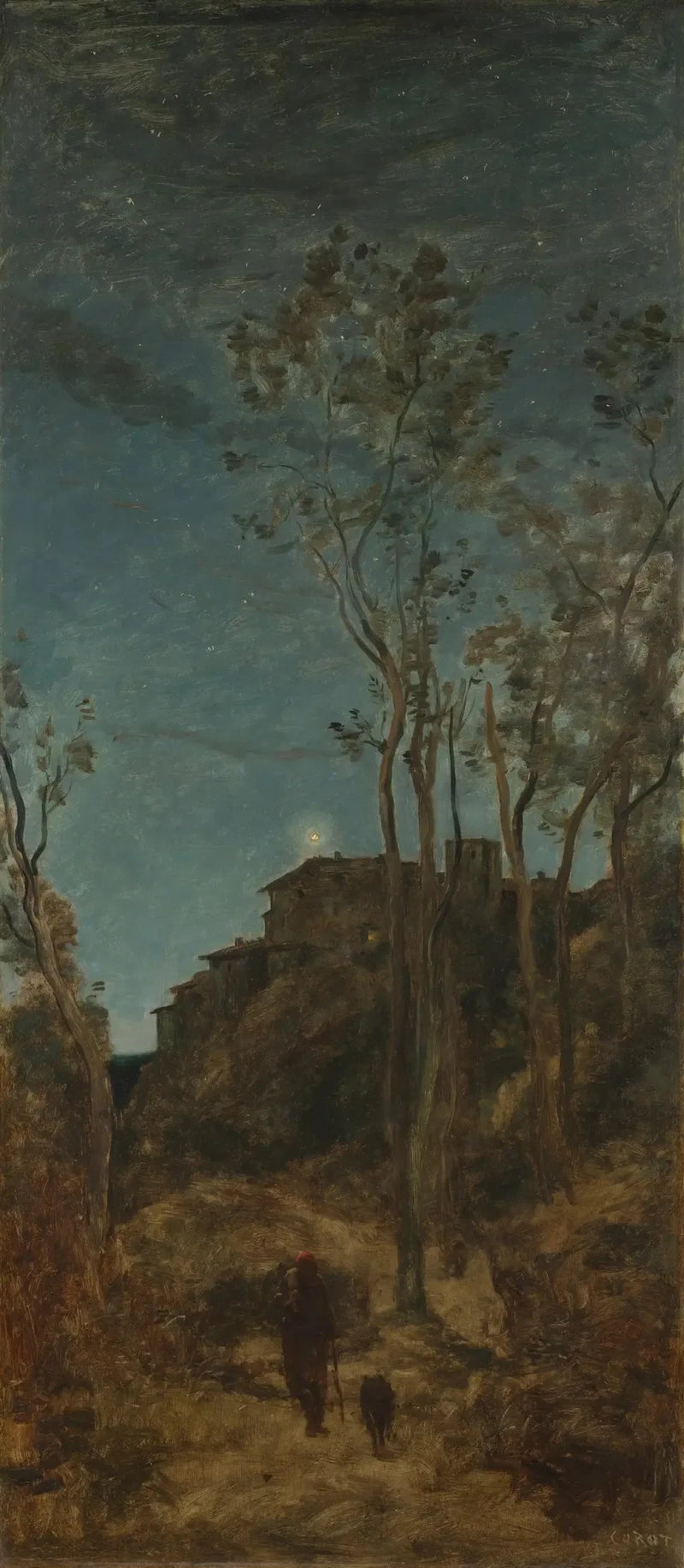 Cztery pory dnia: noc - Jean-Baptiste Camille Corot