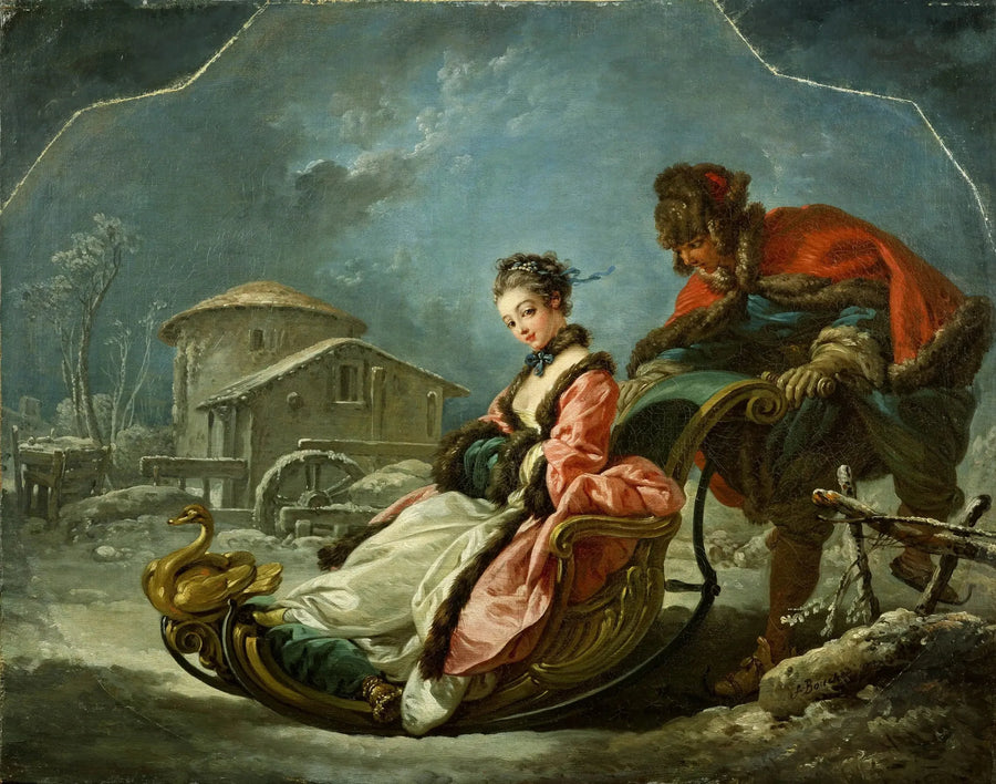 Cztery pory roku: Zima - François Boucher