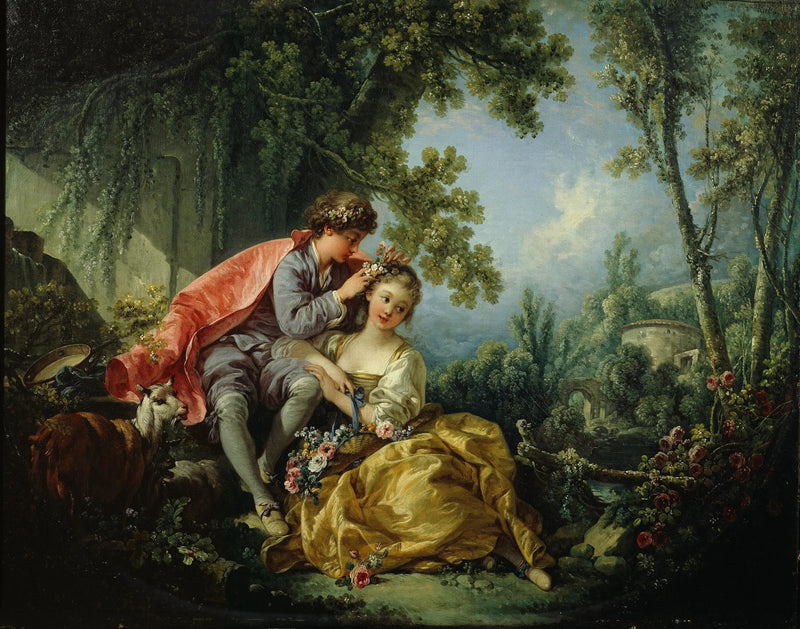 Cztery Pory Roku: Wiosna - François Boucher