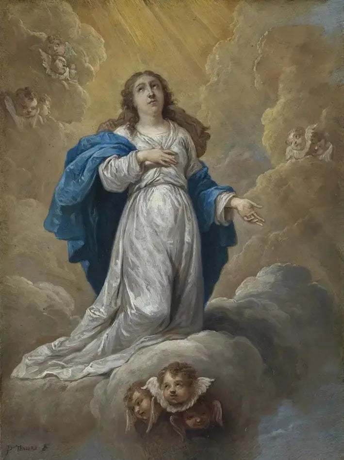 Quinze sekretów różańca: Wniebowzięcie Najświętszej Maryi Panny - David Teniers Młodszy