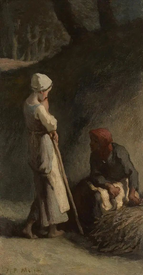 Zbieracze pedałów - Jean-François Millet