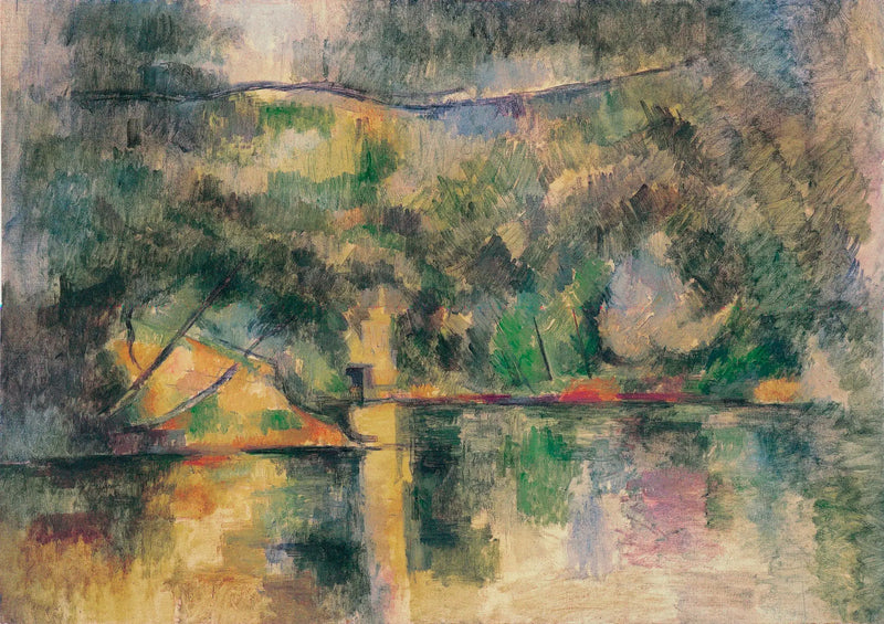 Refleksy w wodzie - Paul Cézanne