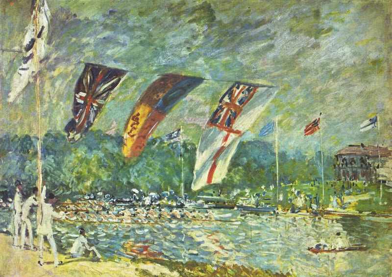 Regaty w Molesey - Alfred Sisley