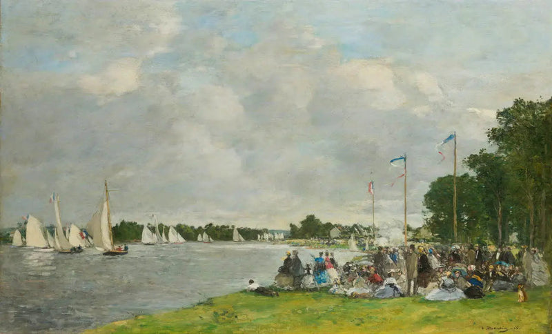 Regaty w Argenteuil - Eugène Boudin