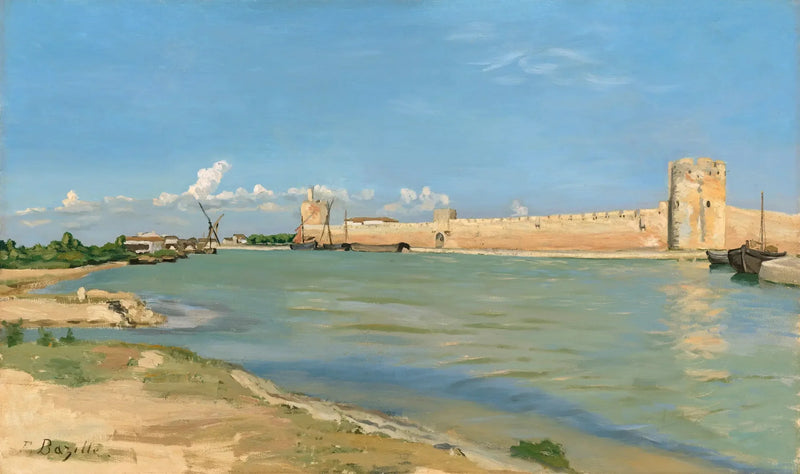 mury Aigues-Mortes - Frédéric Bazille