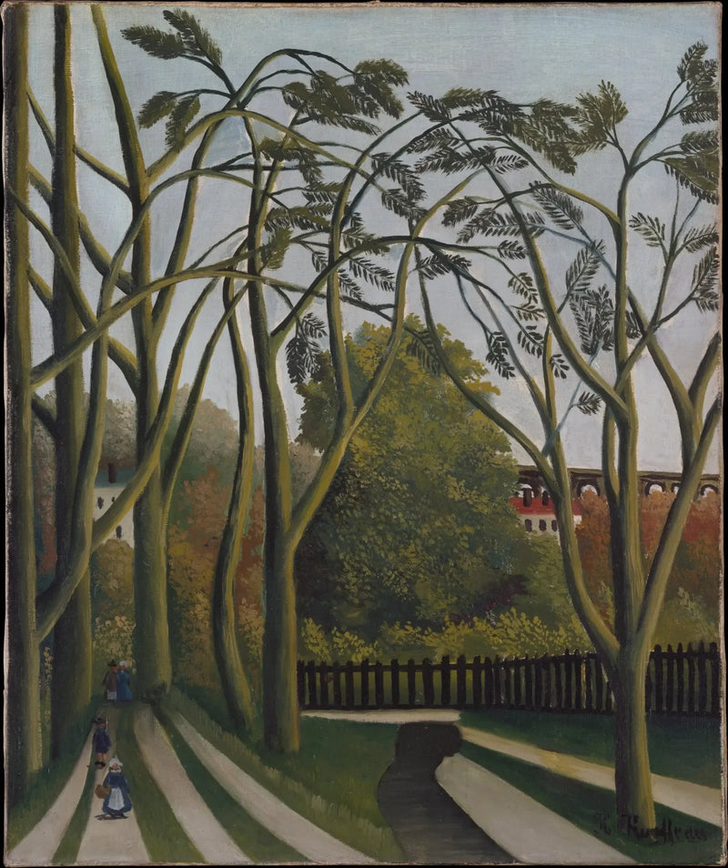 Brzegi Bièvre w pobliżu Bicêtre - Henri Rousseau