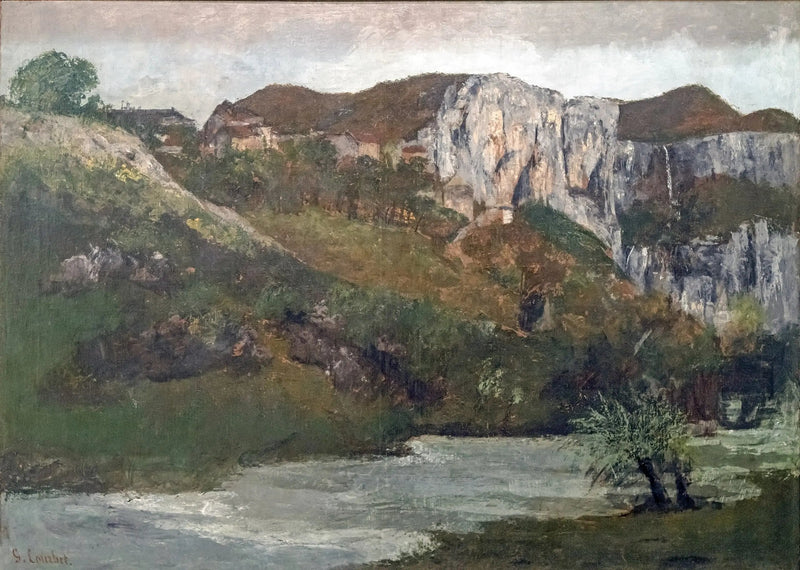 Skały z Ornans - Gustave Courbet