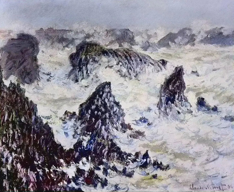 Skały Belle-Île - Claude Monet