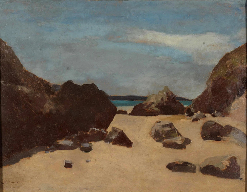 Skały (Skały w Bretanii) - Odilon Redon