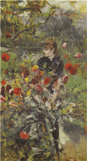 Letnie róże - Giovanni Boldini