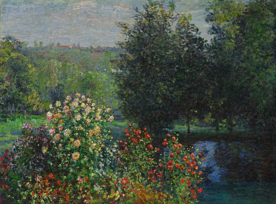 Róże w ogrodzie w Montgeron - Claude Monet