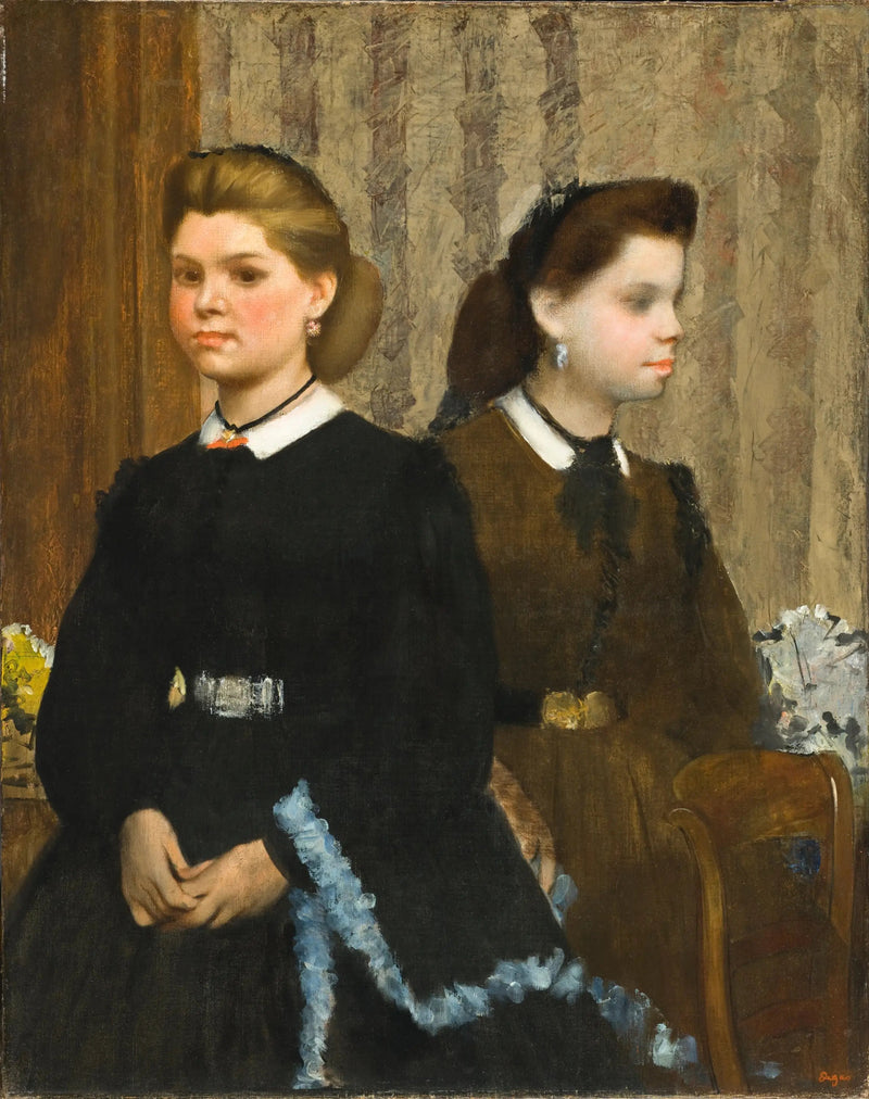 Siostry Bellelli (Giovanna i Giuliana Bellelli) - Edgar Degas