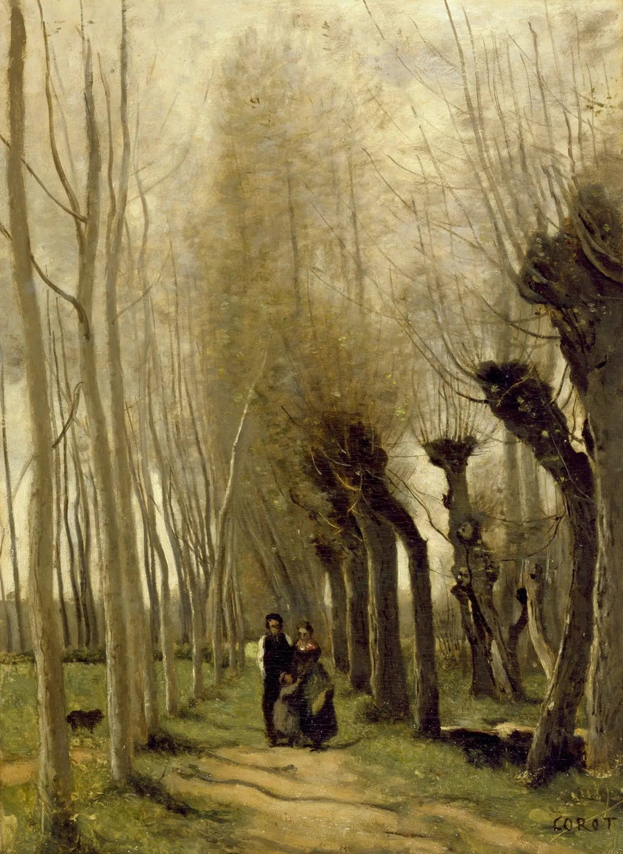 Słupy Marissel - Jean-Baptiste Camille Corot