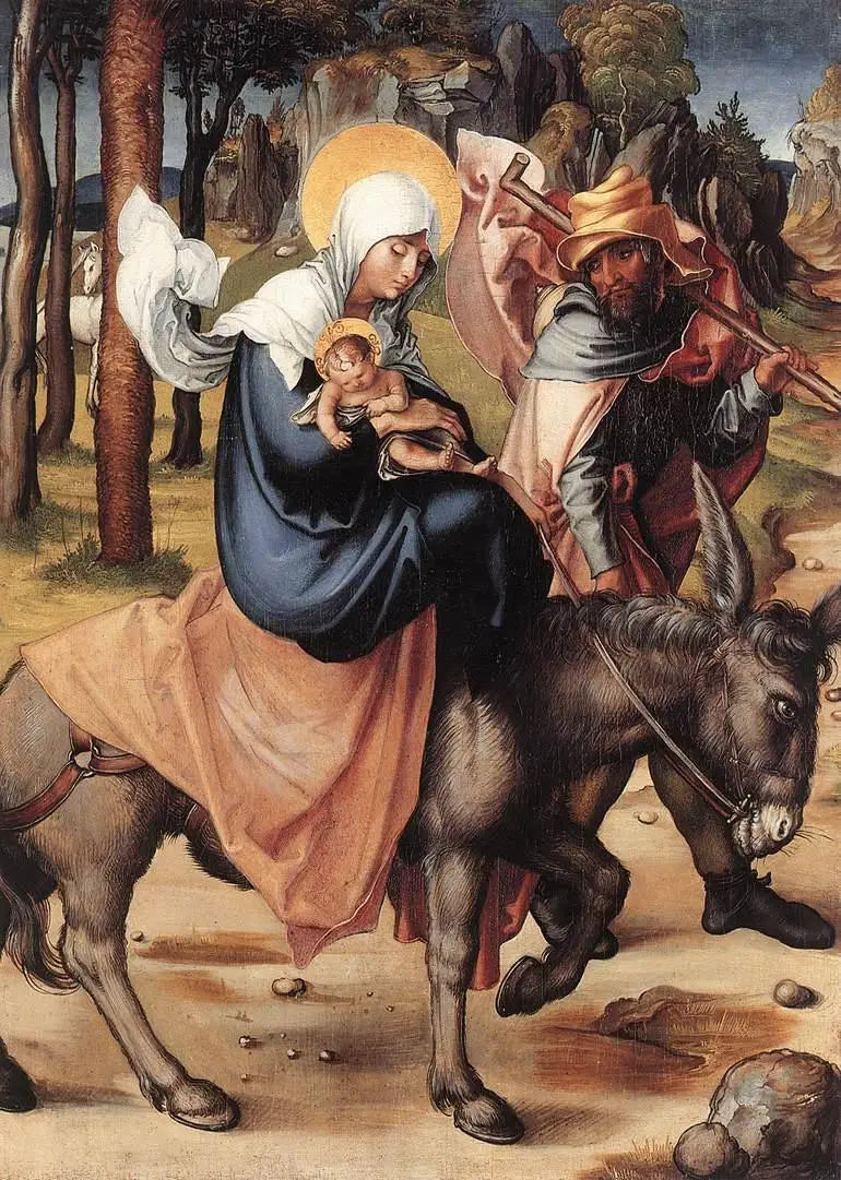 Siedem Boleści Maryi: Ucieczka do Egiptu - Albrecht Dürer
