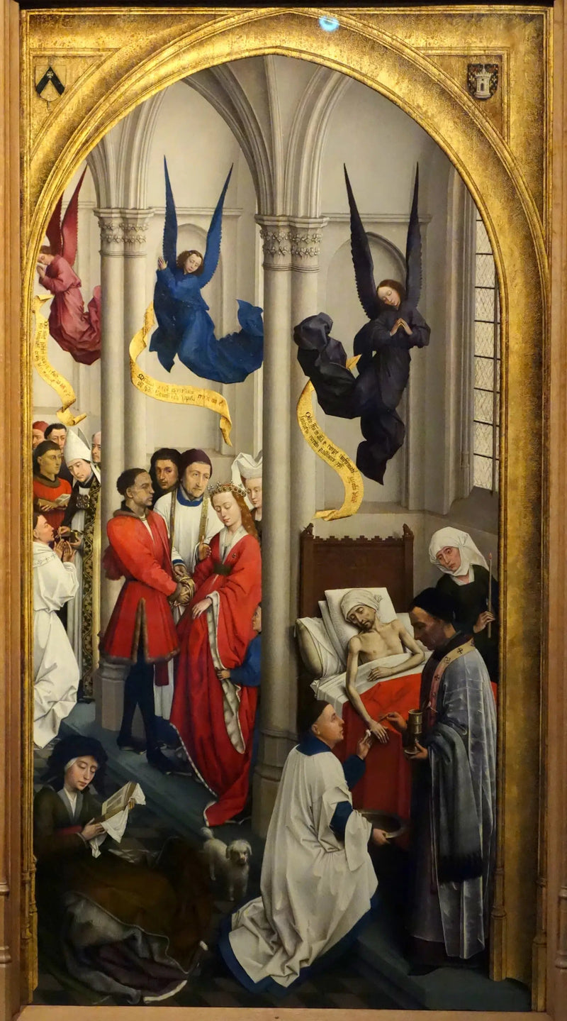 Siedem Sakramentów (panel po prawej stronie) - Rogier van der Weyden