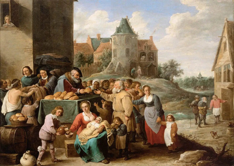 Siedem dzieł miłosierdzia - David Teniers Młodszy