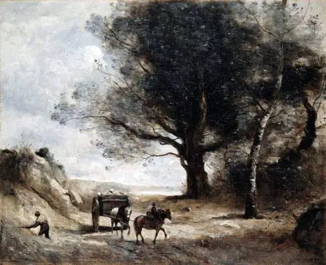 Kamieniarze - Jean-Baptiste Camille Corot