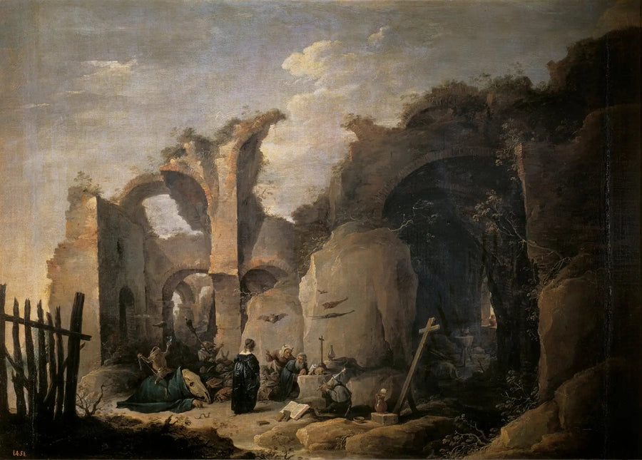 Pokusy św. Antoniego, opat - David Teniers Młodszy