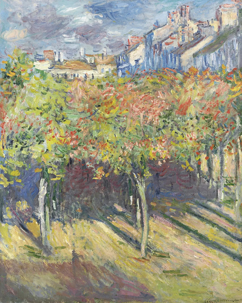 Lipy w Poissy - Claude Monet