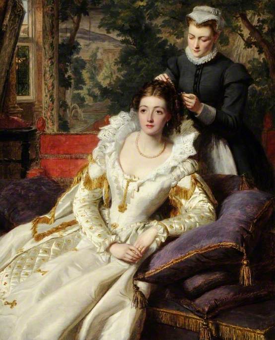 Les toilettes - William Powell Frith image 1 reproduction d’œuvre d’art à l’huile