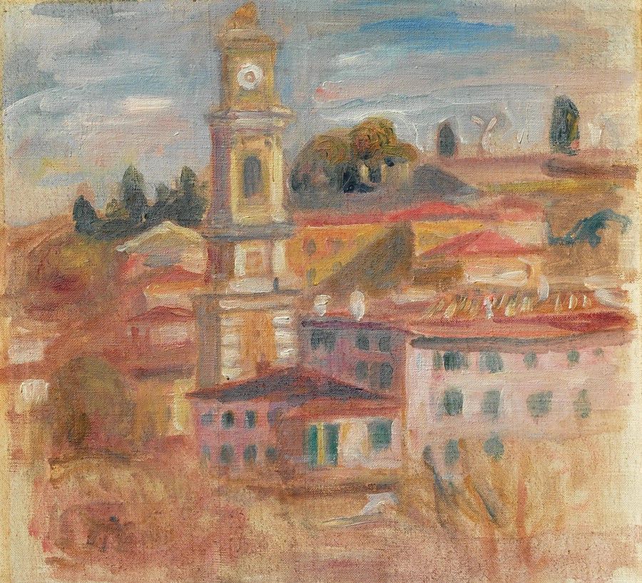 Dachy Starego Nice - Pierre-Auguste Renoir