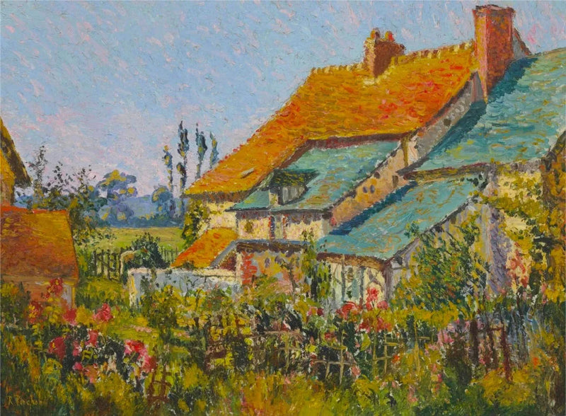 Czerwone dachy - Robert Antoine Pinchon