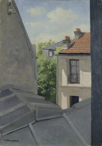 Dachy, ulica Mérimée - Félix Vallotton